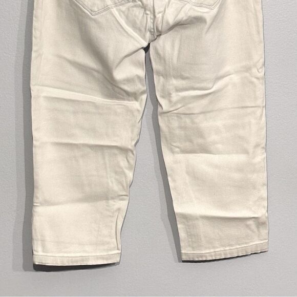 Kensie | Women’s White Stretch Casual Denim Capris Jeans - Picture 7 of 12